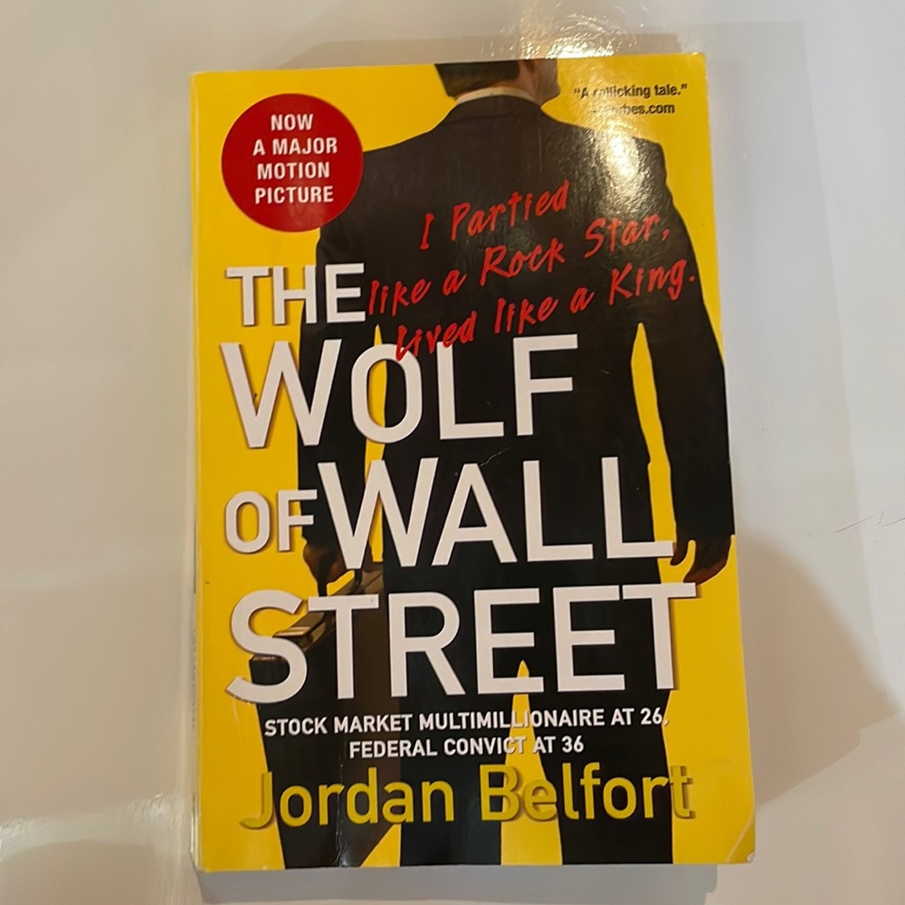 The Wolf of Wall Street - Jordan Belfort - Trade Paperback StockMarket Book